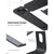 Laptop Stand for Desk – Ergonomic Aluminum Laptop Stand with Cooling Design & Universal Fit