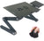 Laptop Stand for Bed and Sofa, Cozy Desk Portable Adjustable Laptop Table Stand Up/Sitting with 2 CPU Cooling Fans and Mouse Pad