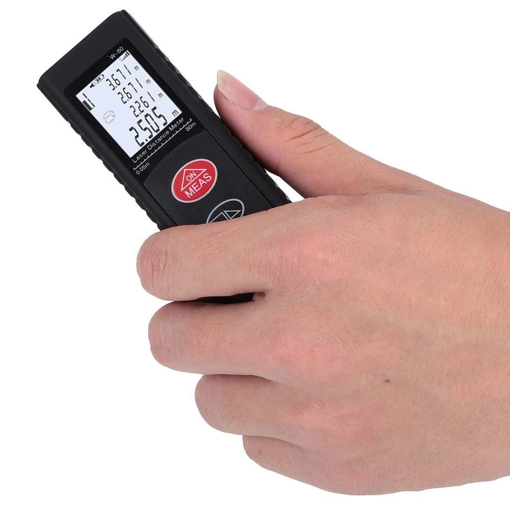 Handheld Distance Meter | W-80 Mini Laser Distance Measuring Tool