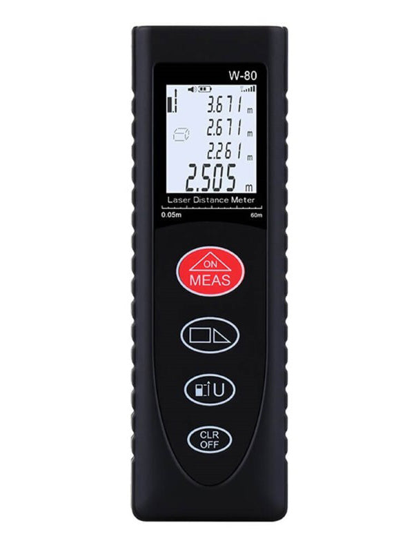 Handheld Distance Meter | W-80 Mini Laser Distance Measuring Tool