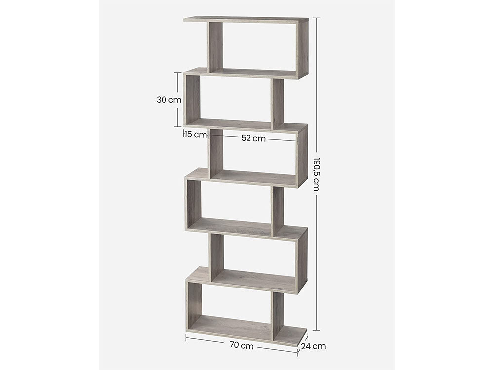 Bookshelf Bookcase Free Standing Cabinet