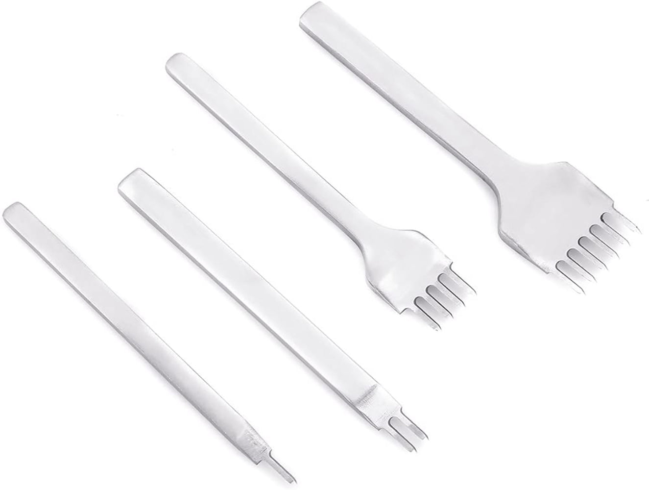 59PCs Leather Craft Tools Kit Tools DIY Groover Punch Kit Stiching Carving Craft Sewing