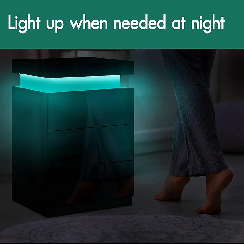 LED Bedside Table 16 LED Colors