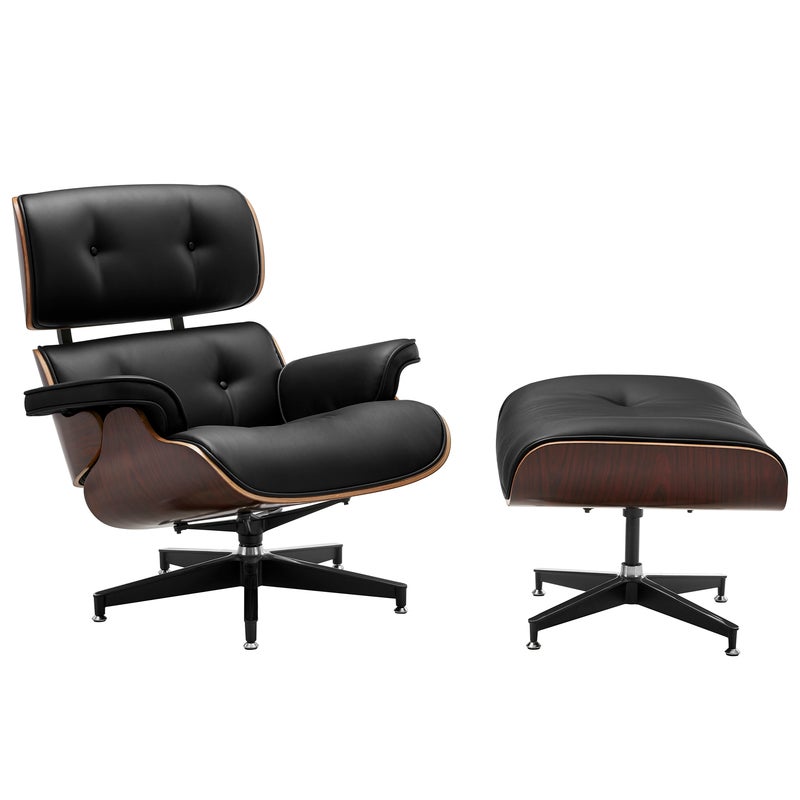 Replica Eames Chair with Ottoman