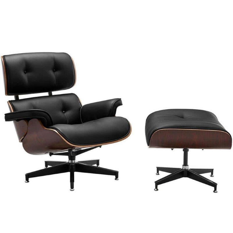 Replica Eames Chair with Ottoman