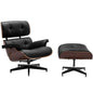 Replica Eames Chair with Ottoman