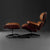 Replica Premium Leather Lounge Chair & Ottoman, chair