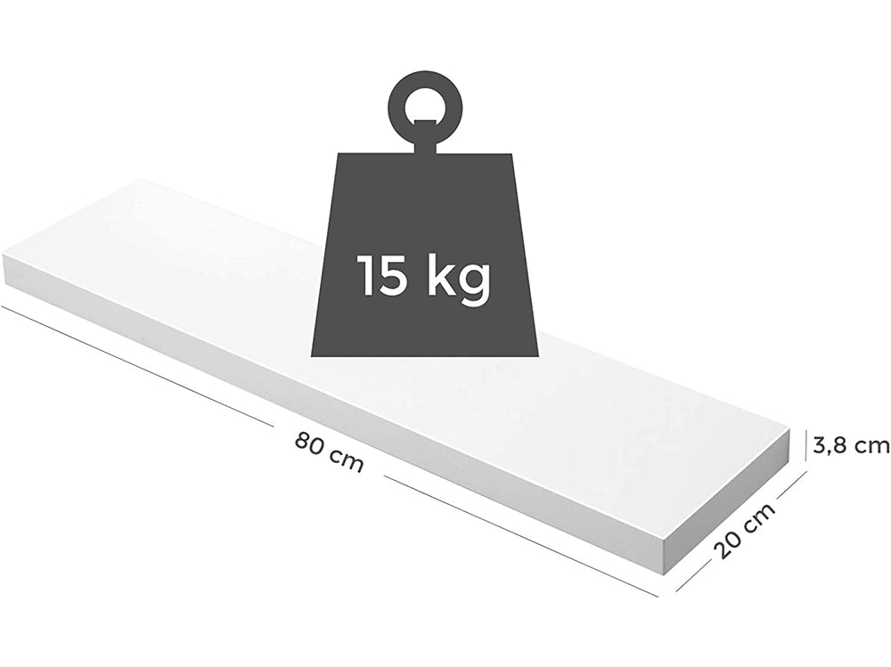 VASAGLE Floating Wall Shelf for Books