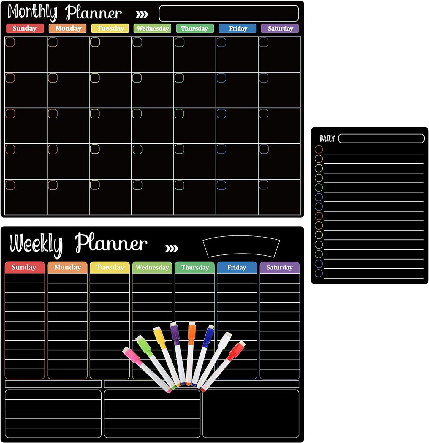 Magnetic Fridge Calendar Planner