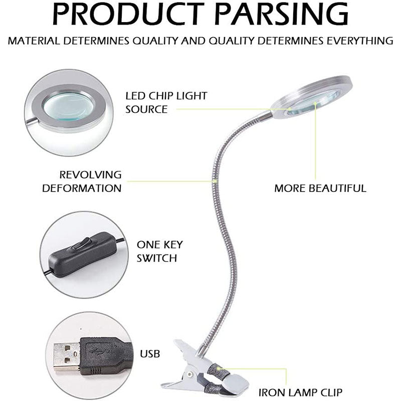 Magnifying Lamp Desk Light