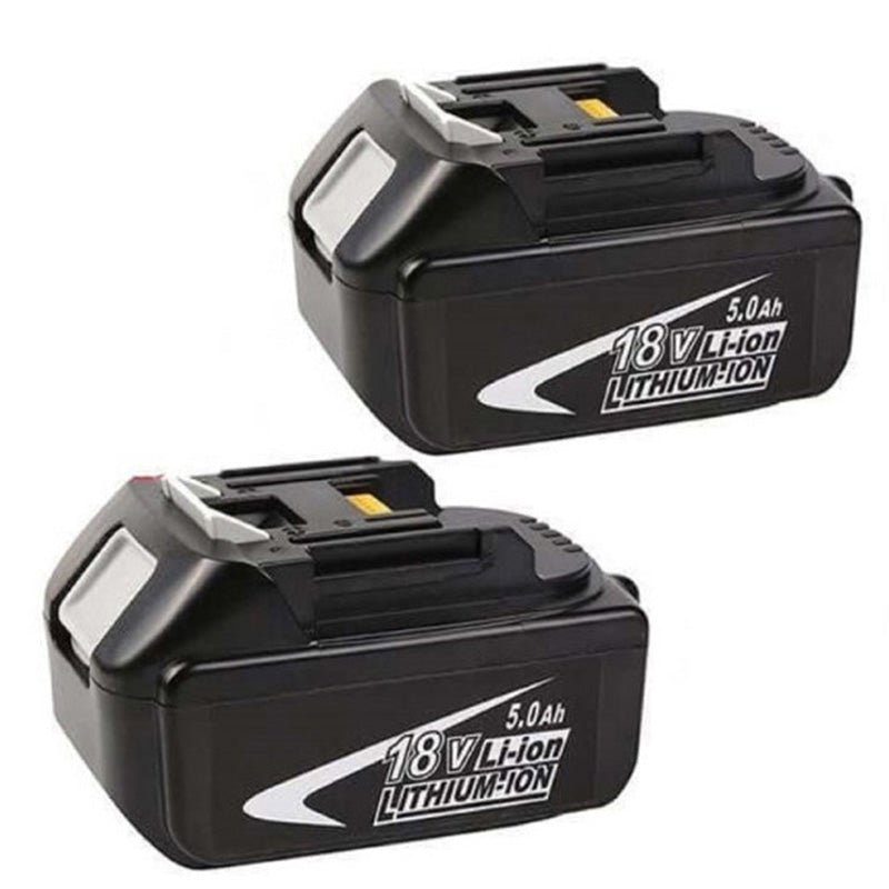 2pcs MAK-18B-Li 18V Li-Ion 5.0Ah Battery Replacement for Makita Power Tools