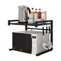 Microwave Oven Rack Stand Storage Cabinet Organizer