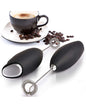 Milk Frother for Coffee – Handheld Electric Milk Frother with Stand