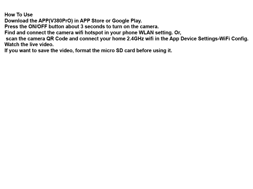 Mini Wireless Camera WiFi Camera