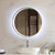 Round Wall Mirror 80cm Led Mirror With Bluetooth