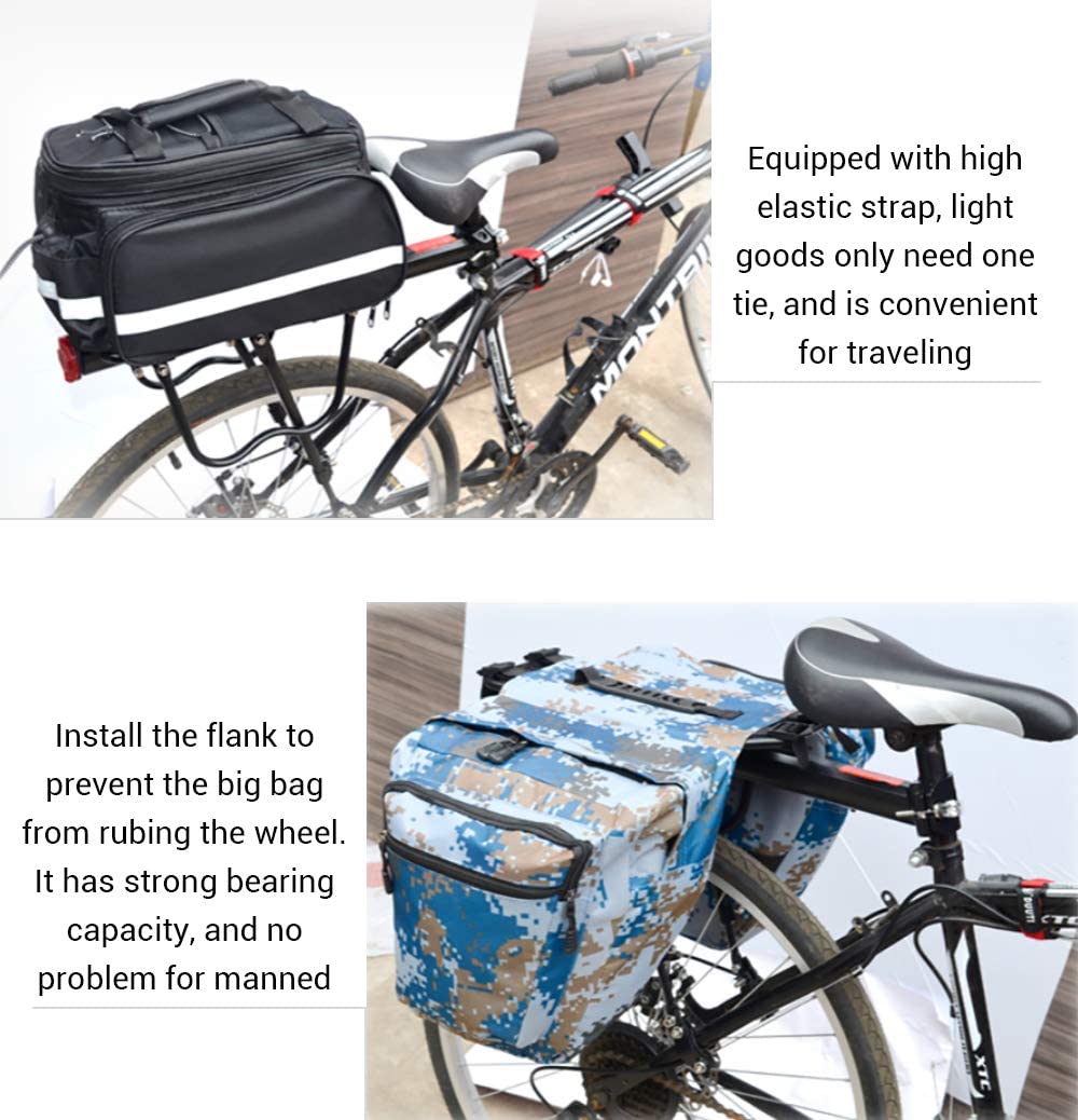 Bike Carrier Rack – Adjustable Rear Frame Bike Carrier for Cargo & Touring