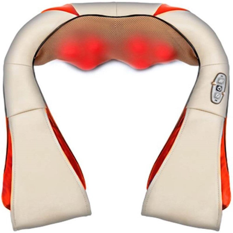 Neck Massager Heating – U-Shape Neck Massager with 99 Modes & Pain Relief Tapping Massage