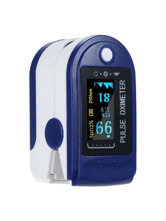 Digital Fingertip Pulse Oximeter - Instant Read Health Monitoring, Blood Oxygen Meter, Heart Rate Monitor with LED Display
