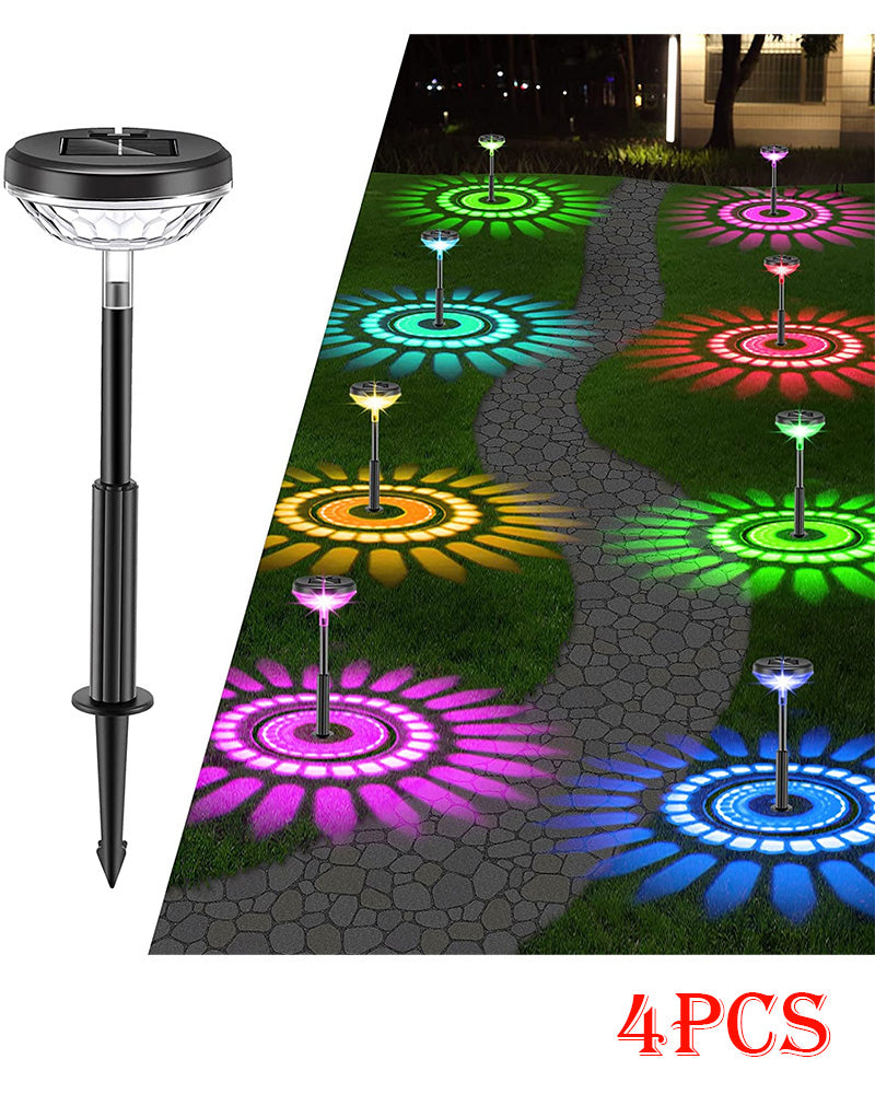 Pathway Outdoor Solar Lights 4Packs Decorative Garden Lights