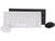 Wireless Keyboard and Mouse (White USB Type) for Laptop, TV Box, Computer - Includes Free Wireless Mouse