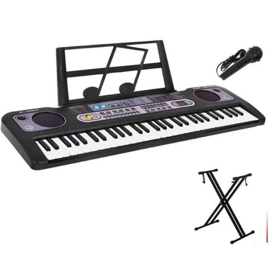 Keyboard Piano Stand with 61-Key Kids Keyboard & Piano Stand Set