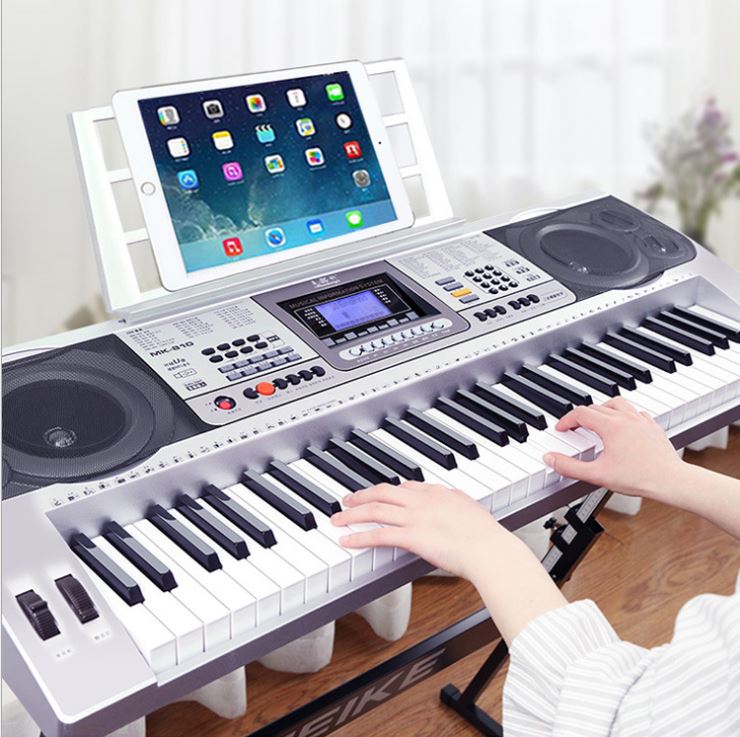 Keyboard Piano – MK-810 61-Key Electronic Piano with LCD & Demo Songs