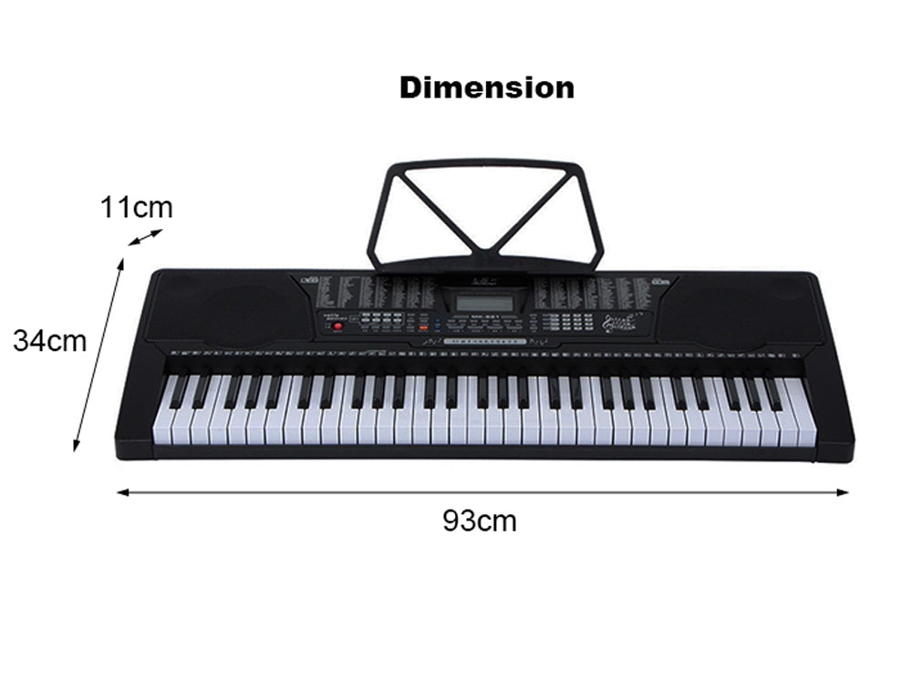 Keyboard Piano – MK-821 61-Key Electric Piano with USB & Self-Learn Function
