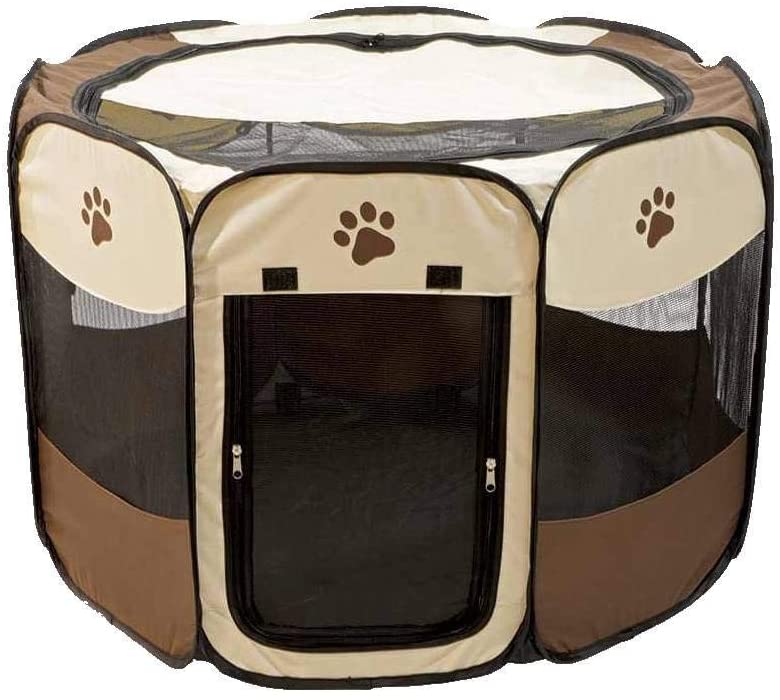Portable Foldable Pet Playpen – Ideal for Dogs, Cats, Rabbits, and Small Pets – Indoor/Outdoor Use, Pop-Up, Travel-Friendly
