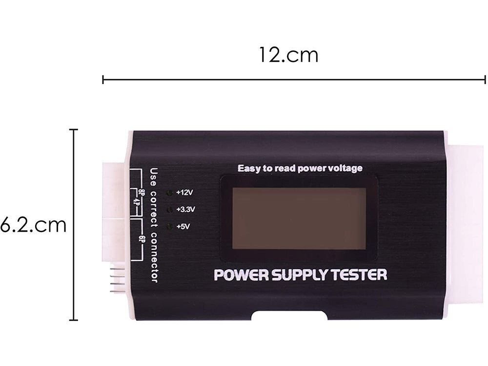 Power Supply Tester Digital LCD 20/24 Pin PSU ATX BA4