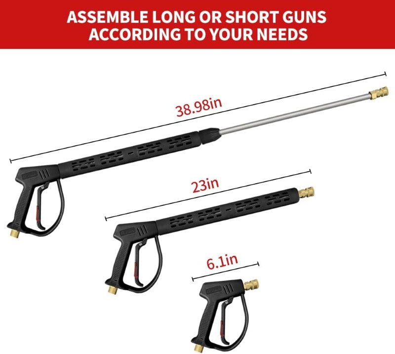 High Pressure Professional Gun Assembly - 5000PSI