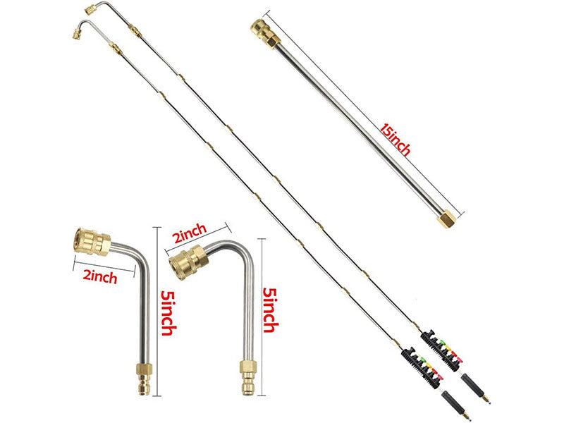 High Pressure Washer Wand Extension Set