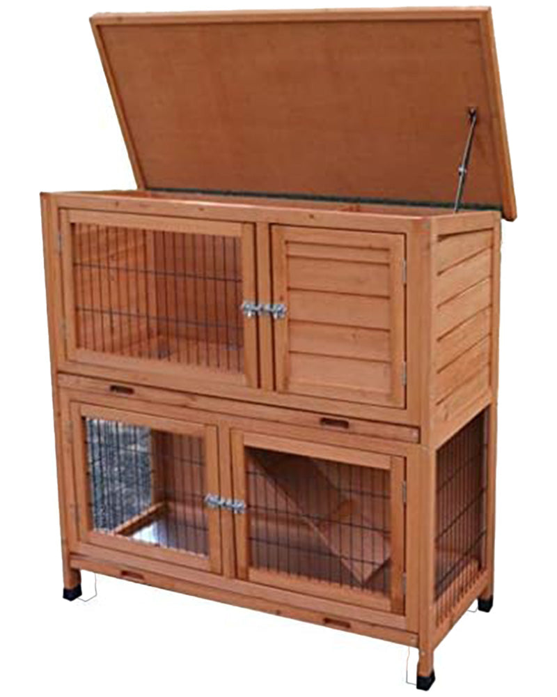 Wooden Rabbit Hutch Chicken Coop