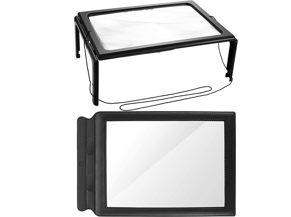 Reading A4 Magnifier LED Glass Magnifier