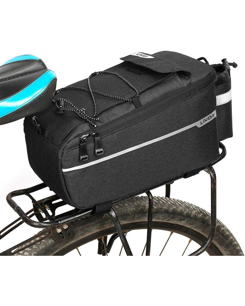 Bike Rear Seat Bag - 10L Waterproof Bicycle Trunk Pannier Bag