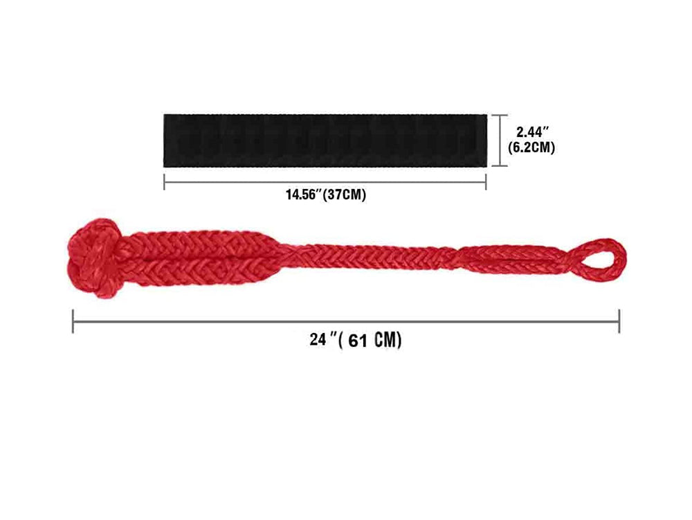 Soft Shackle Recovery Rope with Protective Sleeve