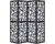 4 Panel Wood Frame Screen Room Divider