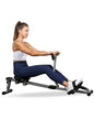 Fitness Rowing Machine Rower Ergometer - Adjustable 12-Level Resistance for Full-Body Workout
