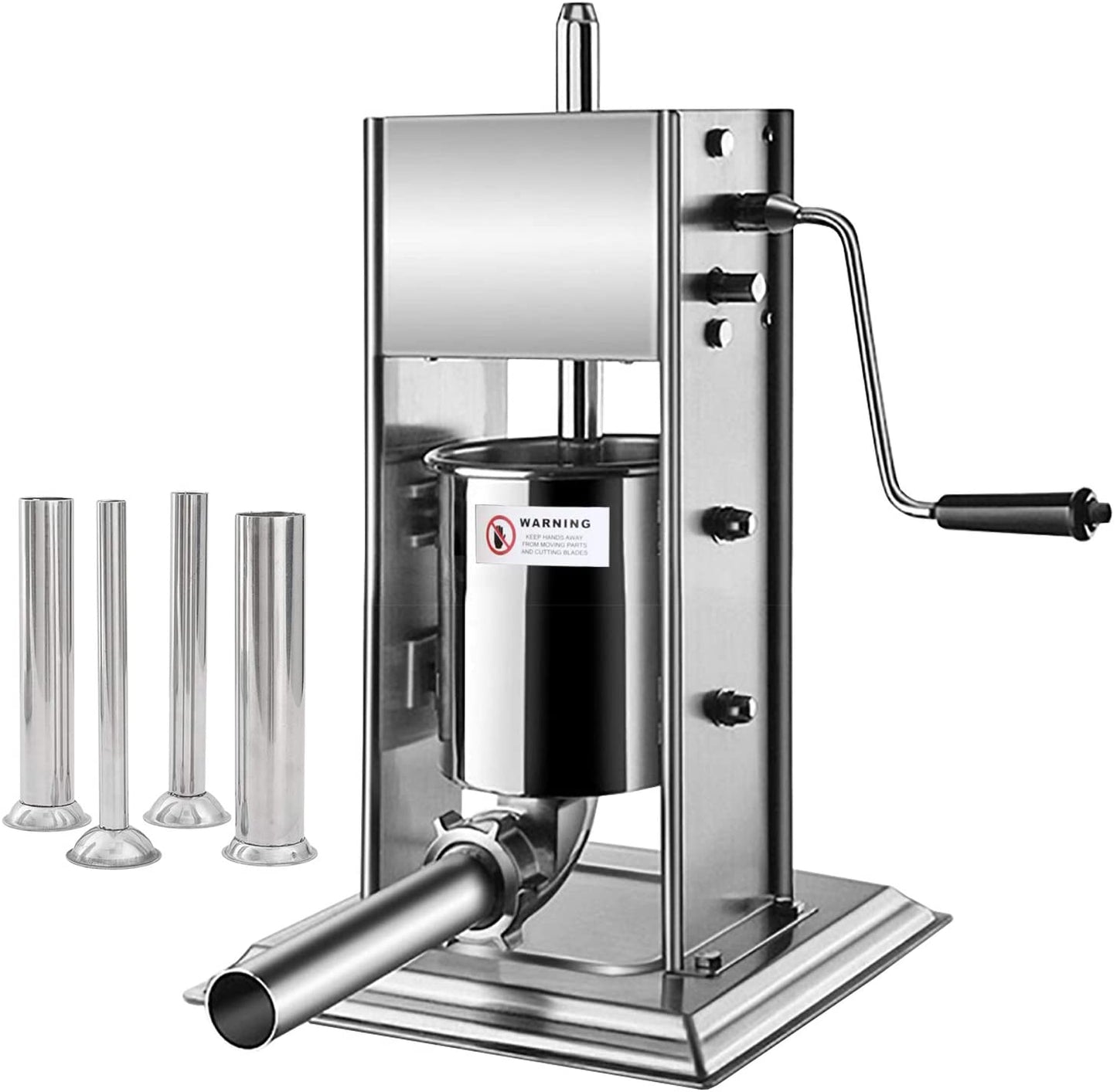 Sausage Maker 3L Manual – Stainless Steel Sausage Maker with 2-Speed Gearbox & 4 Filling Tubes