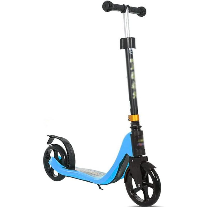 Kids Scooter with Adjustable Height – 2-Wheel Kick Kids Scooter with Wide Deck & Rear Brake