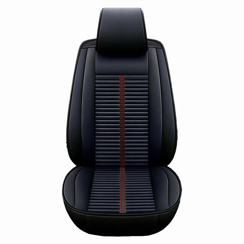 Car Seat Cover – PU Leather Car Seat Cover for 5 Seats Black