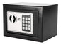 Electronic Digital Safe Box, 17E Home Use Electronic Password Steel Plate Safe Box with Keys Cabinet Safes