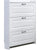 Slim Flip Shoe Cabinet – 3-Tier White Shoe Cabinet with Eco-Friendly Design & Rounded Corners
