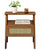 Bedside Table Wooden – Storage Bedside Table with Drawer for Living Room, Bedroom, or Study (50cm)