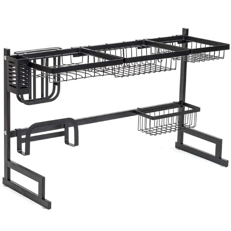 Dish Drying Rack Over Sink Kitchen Supplies Storage Shelf Countertop Space Saver