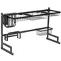 Dish Drying Rack Over Sink Kitchen Supplies Storage Shelf Countertop Space Saver