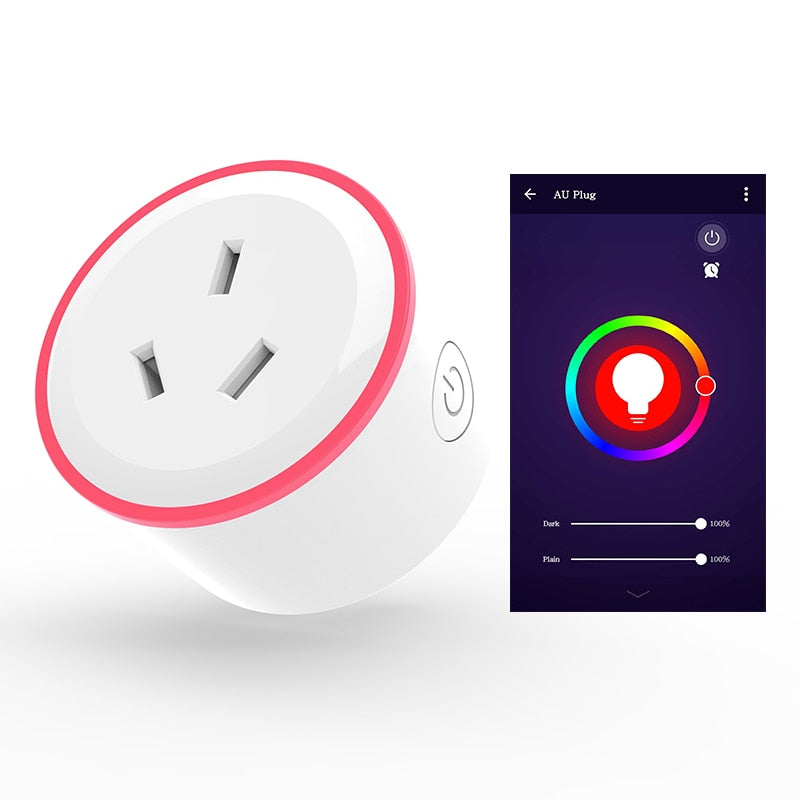 NZ Smart Wifi Plug Socket with RGB Light