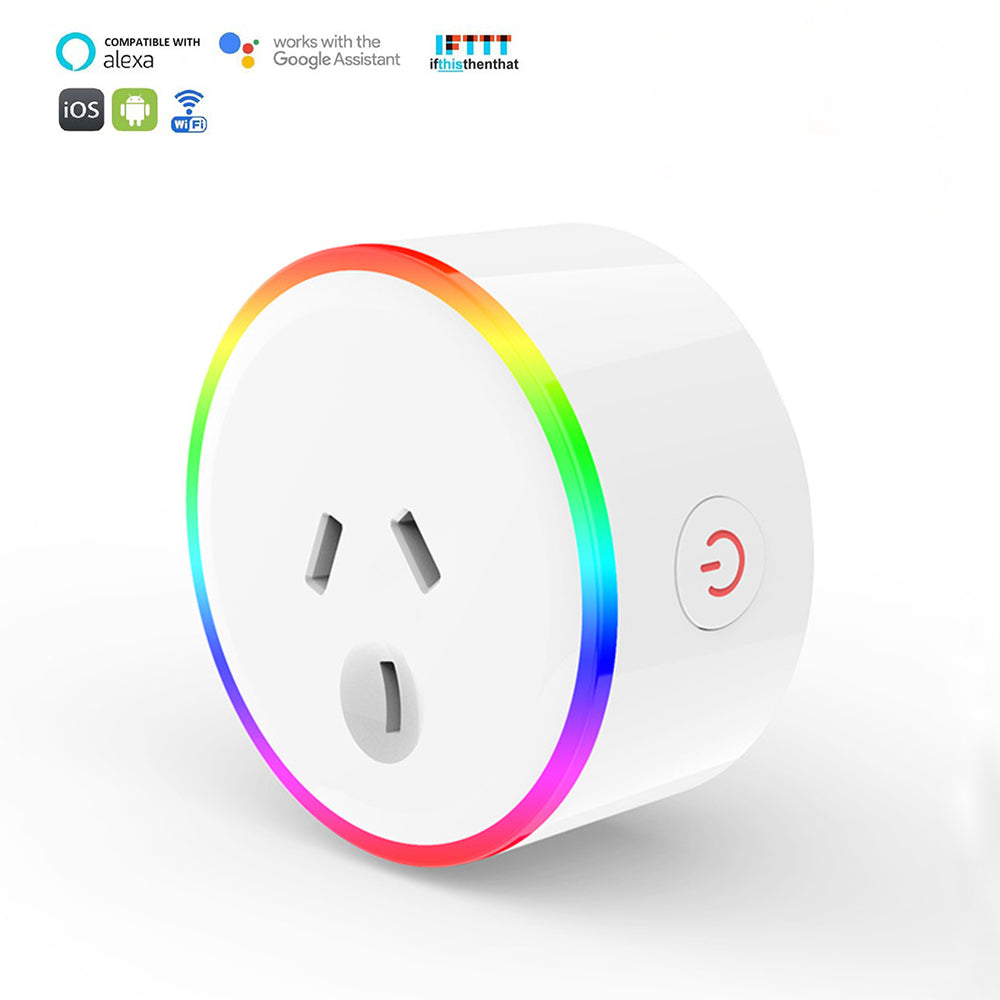 NZ Smart Wifi Plug Socket with RGB Light