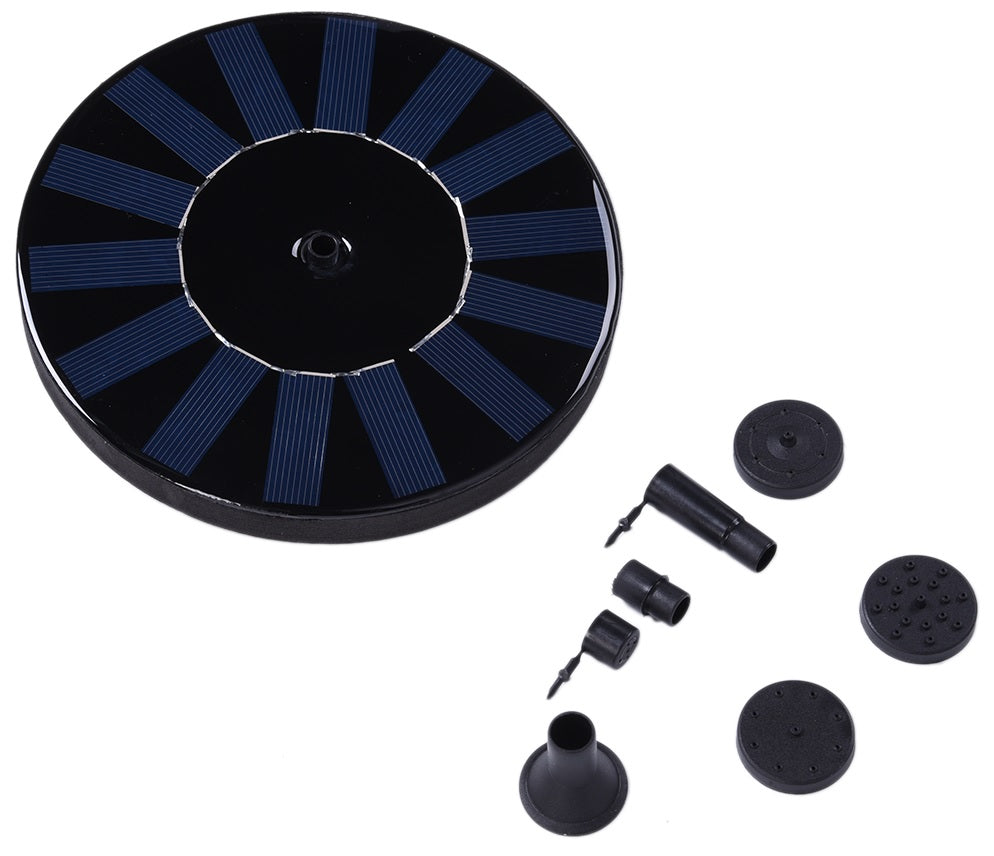 Solar Water Fountain - Floating Solar Powered Pond and Garden Water Pump Fountain Kit