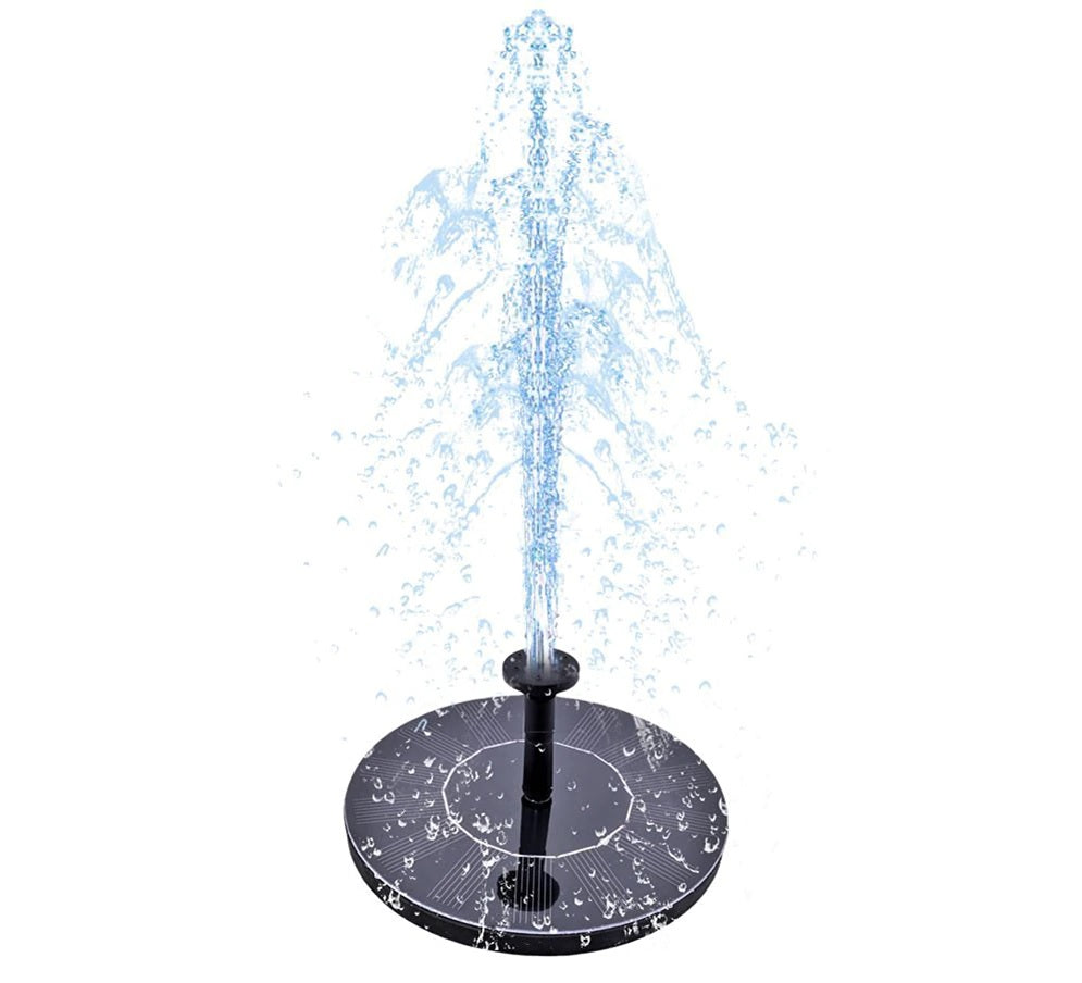 Solar Water Fountain - Floating Solar Powered Pond and Garden Water Pump Fountain Kit