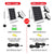 Solar Lights for Outdoor & Indoor Use – Double Head Solar Lights with Motion Sensor & Remote Control
